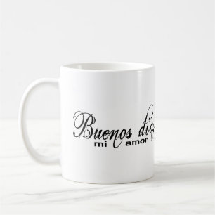 Tasse d'amor de MI de dias de Buenos (bonjour mon