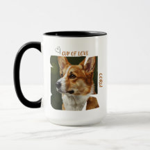 Tasse d'amour Amateur de chiens Mug à café 15oz