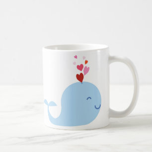 Tasse d'amour de baleine