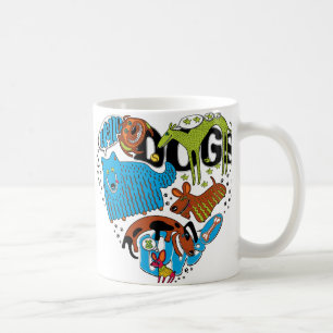 Tasse d'amour de chien