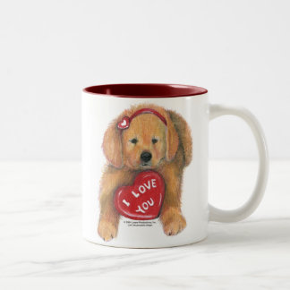 Tasse d'amour de chiot