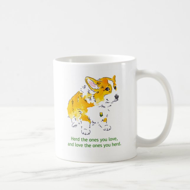 Tasse d'amour de corgi (Droite)
