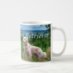 Tasse d'amour de golden retriever