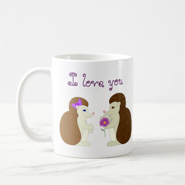 Tasse d'amour de hérisson (Gauche)