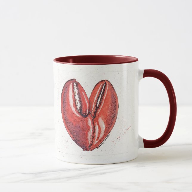Tasse d'amour de homard (Droite)
