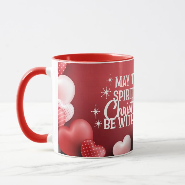Tasse d'amour de lapin de Noël (Gauche)