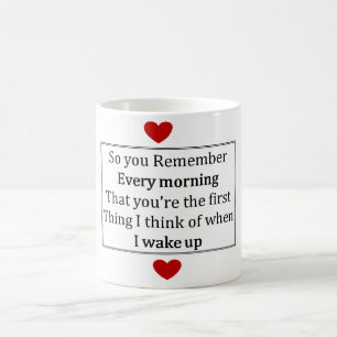 Tasse d'amour de matin