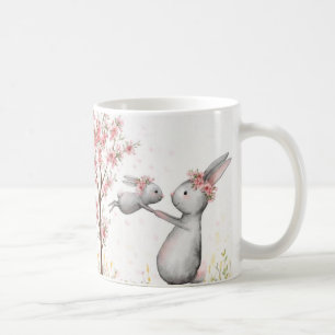Tasse d'amour de Mère Lapin   Style Whimsical Kind