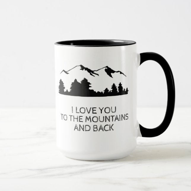Tasse d'amour de montagne (Droite)
