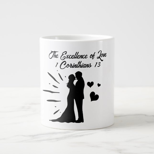 Tasse d'amour - mug géant tasse à café (Devant)