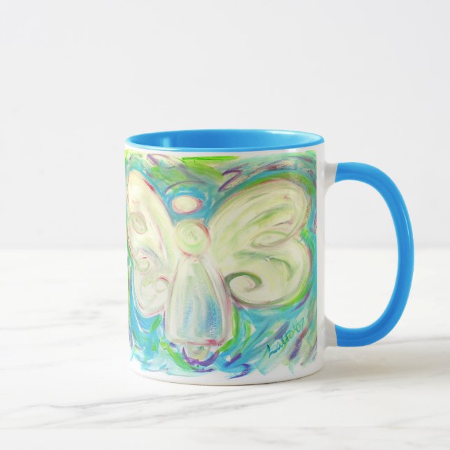Tasse d'ange de lumière blanche (Droite)