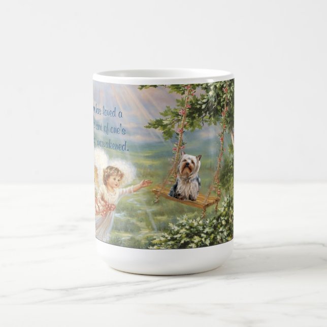 Tasse d'ange de Yorkshire Terrier (Centre)