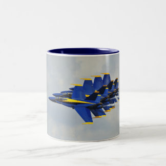 Tasse d'anges bleus