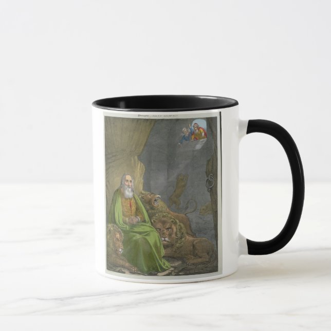 Tasse Daniel dans le repaire des lions, d'une bible (Droite)