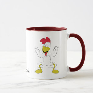 Tasse Danse de poulet de bande dessinée