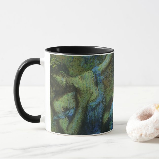 Tasse Danseurs bleus par Edgar Degas, Impressionnisme Vi (Avec donut)