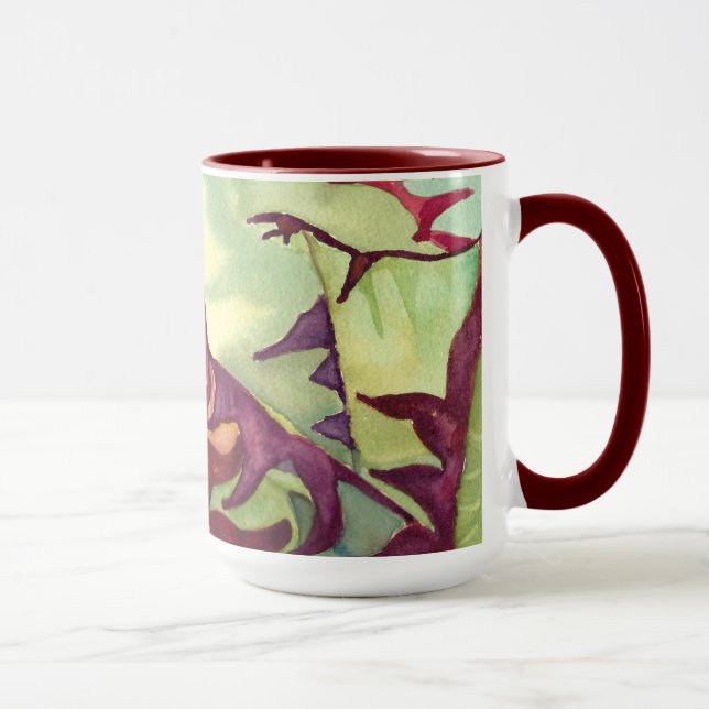 Tasse d'aquarelle d'agave par Debra Lee Baldwin (Droite)