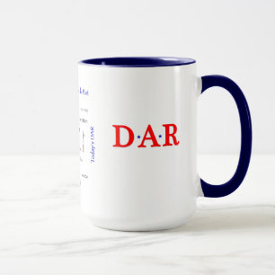 Tasse DAR patriotique