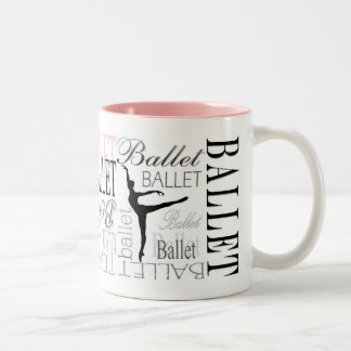 Tasse d'arabesque avec l'accent rose