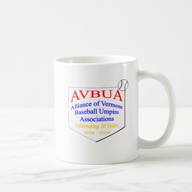 Tasse d'arbitre de base-ball du Vermont (Droite)