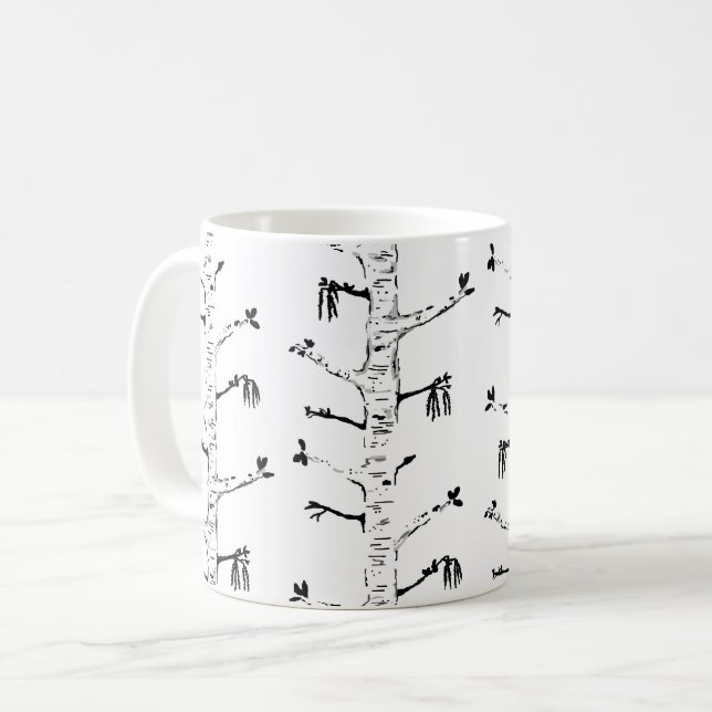 Tasse d'arbre de bouleau (Devant gauche)