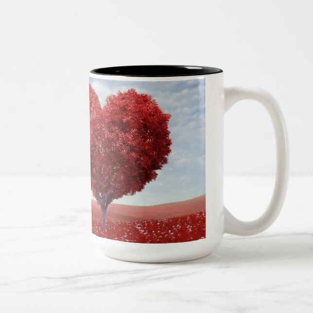 Tasse d'arbre de coeur (Droit)