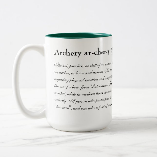 Tasse d'archers (Gauche)