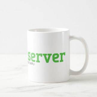 Tasse d'Archserver avec notre logo