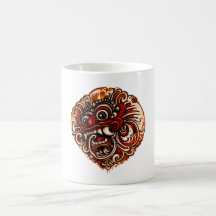 Tasse d'art balinaise Barong