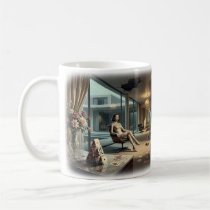 Tasse d'art 'Dans chaque maison de rêve une peine 