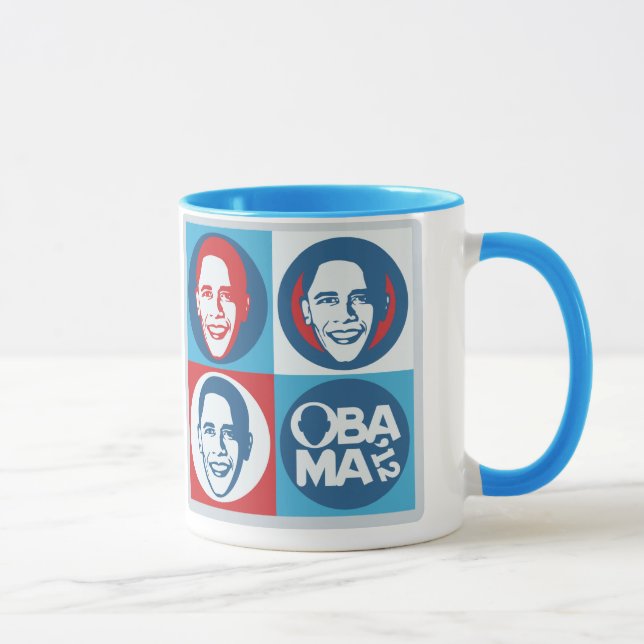 Tasse d'art de bruit d'Obama 2012 (Droite)
