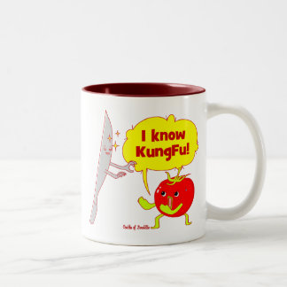Tasse d'art de griffonnage de tomate de KungFu