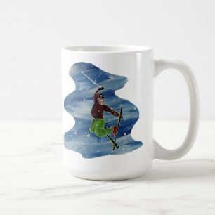 Tasse d'art de ski