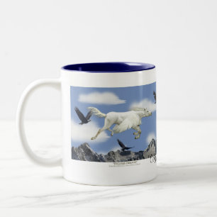 Tasse d'art d'imaginaire de VOL PEGASUS et
