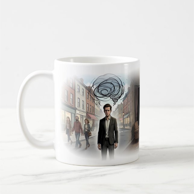 Tasse d'art Salle Silencieuse avant la Tempête Int (Gauche)