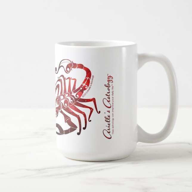 Tasse d'astrologie de Scorpion (Droite)