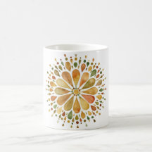 tasse d'automne par cercle coloré