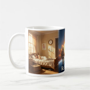 Tasse d'aventure spatiale de l'enfance de Rocket M