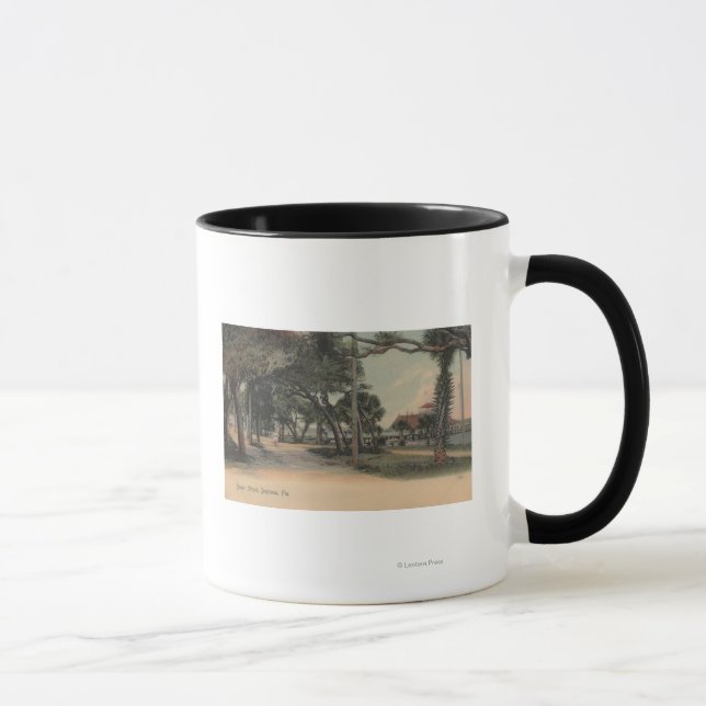 Tasse Daytona, Floride - Vue sur Beach Street (Droite)