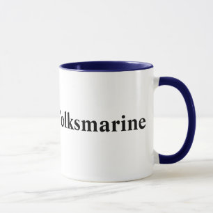 Tasse DDR Volksmarine, marine de l'Allemagne de l'Est
