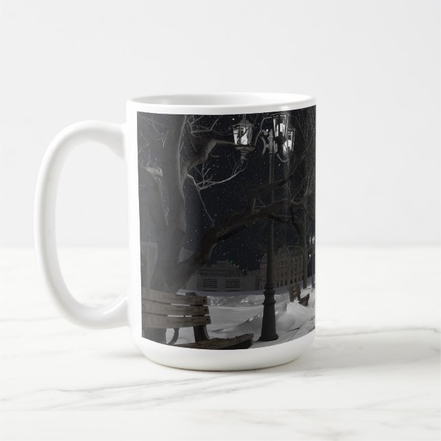 Tasse de 14 oz avec image "City Park" (Gauche)