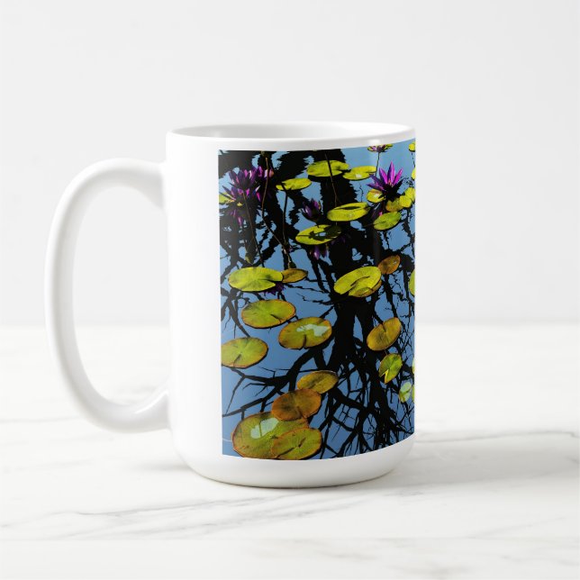 Tasse de 14 oz avec image "Eaux calmes" (Gauche)