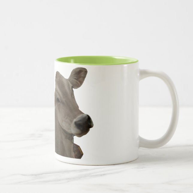 Tasse de 2-Ton de vache à Suisse Brown (Droit)