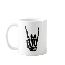 Tasse de 330ml avec main de squelette d'Halloween