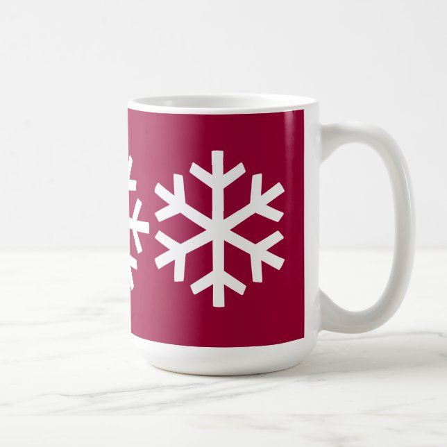 Tasse de 3 flocons de neige (Droite)