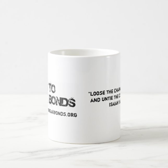 Tasse de 58:6 d'Isaïe (Centre)