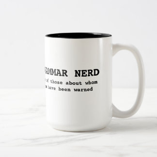 Tasse de ballot de grammaire