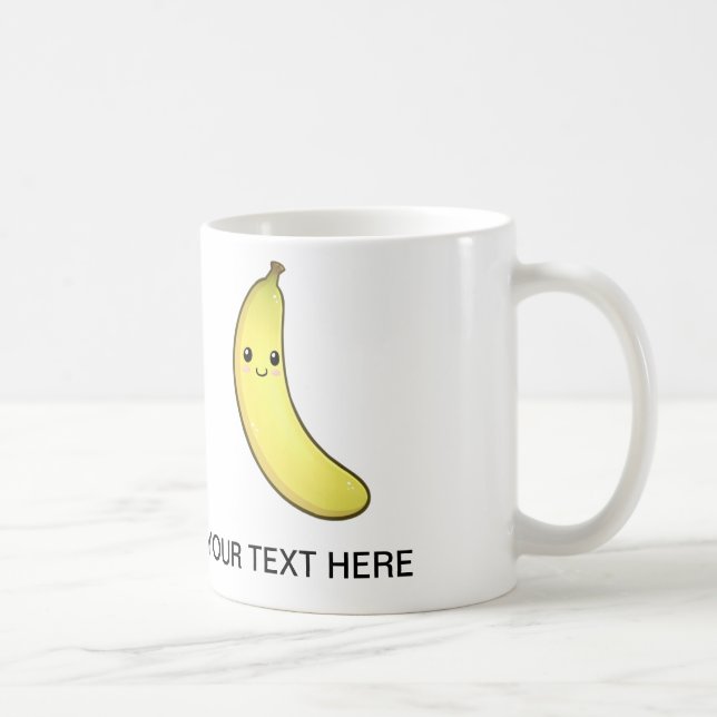 Tasse de banane de fruit de Kawaii (Droite)