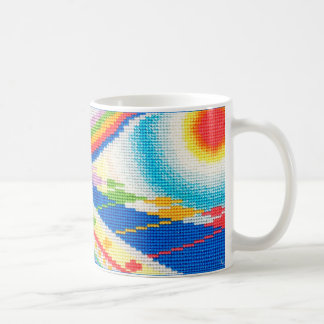 Tasse de bande de coucher du soleil