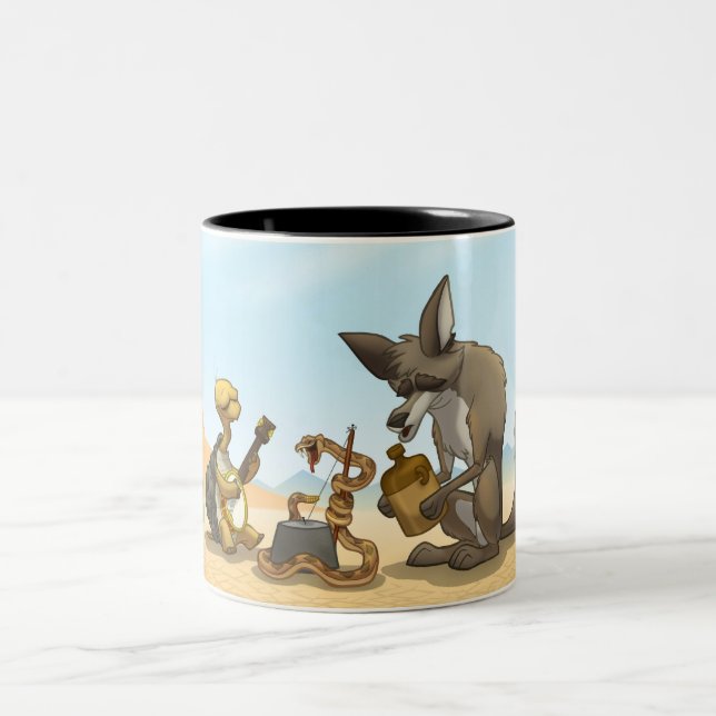 Tasse de bande de cruche de désert (Centre)